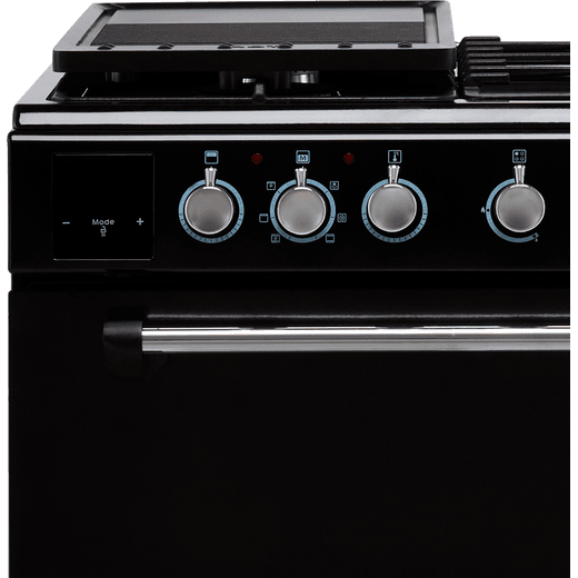 Rangemaster Classic 60 Dual Fuel Cooker - Black / Chrome